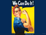 We Can Do It! Rosie the Riveter Poster Wallpaper